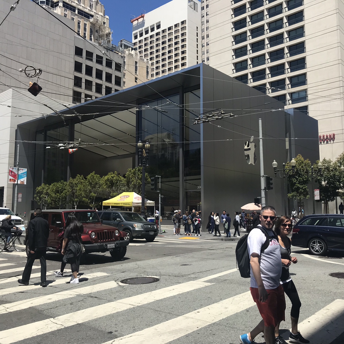 The Apple store is more like a drop in centre than a shop. 